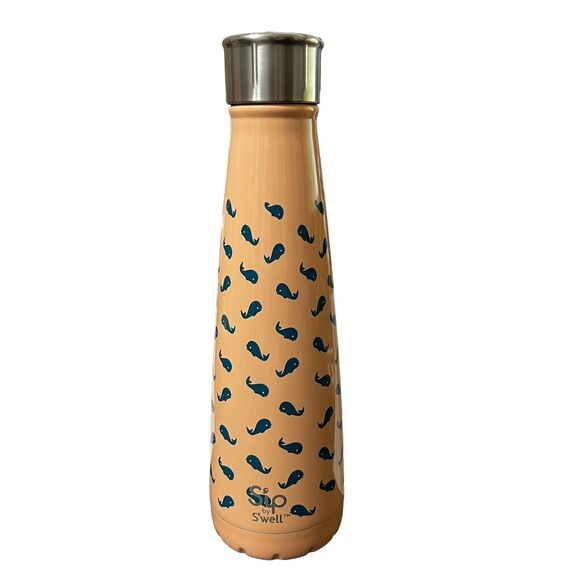 Sip by S'well Whale Watch Peach Insulated 15 oz. Water Bottle Stainless Steel - Picture 3 of 13